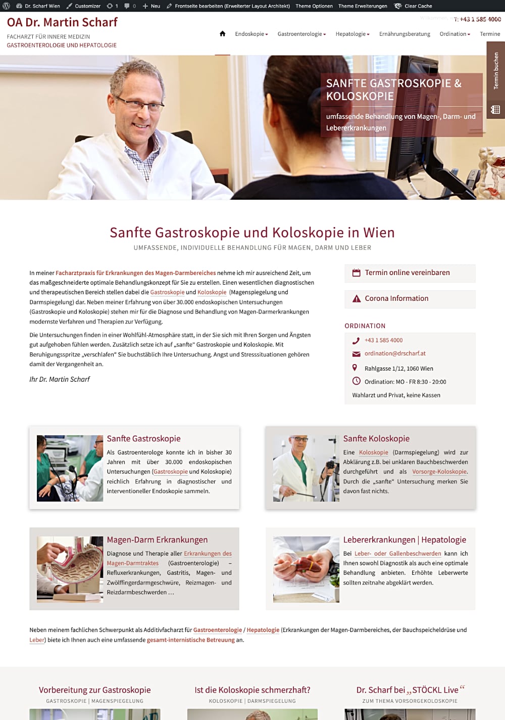 Drscharf Arzt Webdesign Wien Seo - Facharzt Dr. Martin Scharf